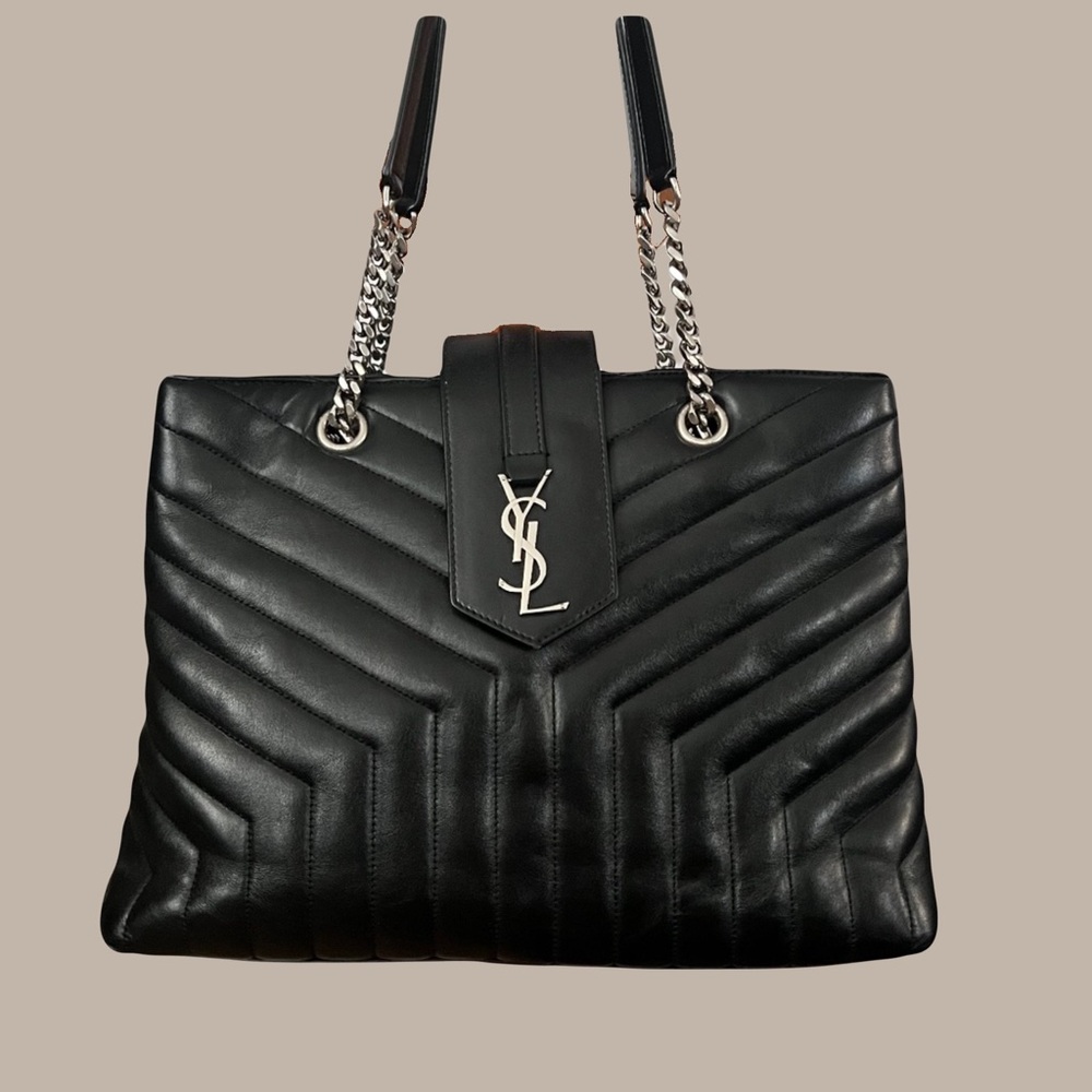 YSL Monogram Matelasse Large Loulou Shopper Bag